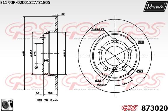 Maxtech 70200112 - Kit de réparation, étrier de frein cwaw.fr