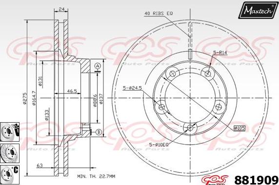 Maxtech 70200811 - Kit de réparation, étrier de frein cwaw.fr