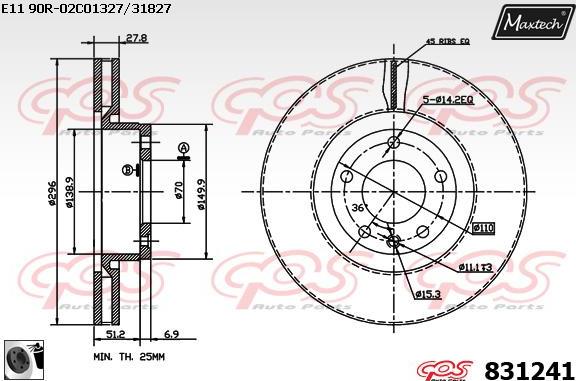 Maxtech 70200818 - Kit de réparation, étrier de frein cwaw.fr