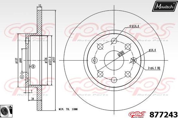 Maxtech 70200813 - Kit de réparation, étrier de frein cwaw.fr