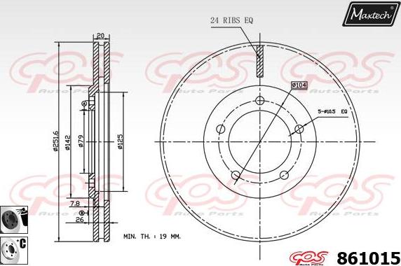 Maxtech 70200396 - Kit de réparation, étrier de frein cwaw.fr