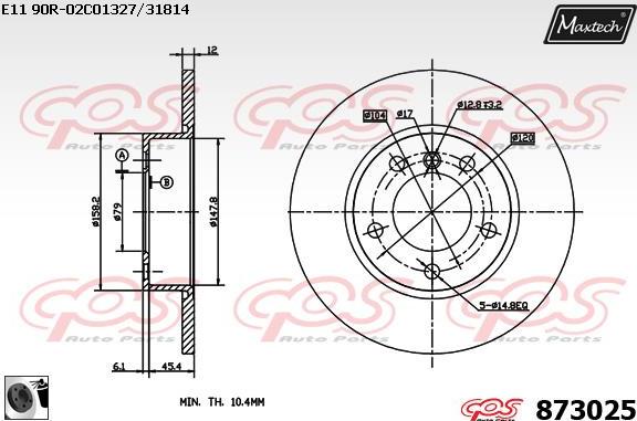 Maxtech 70200377 - Kit de réparation, étrier de frein cwaw.fr