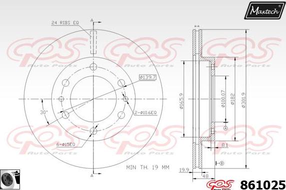 Maxtech 70200233 - Kit de réparation, étrier de frein cwaw.fr