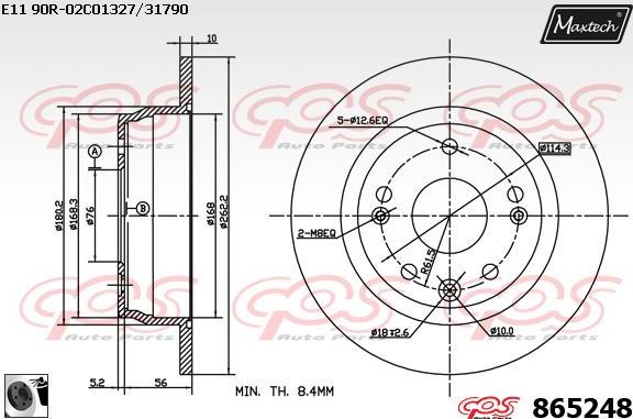 Maxtech 70200237 - Kit de réparation, étrier de frein cwaw.fr