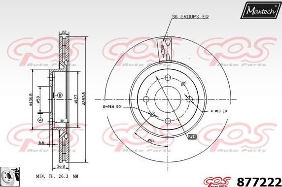 Maxtech 70200277 - Kit de réparation, étrier de frein cwaw.fr