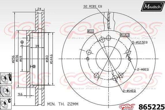 Maxtech 70200791 - Kit de réparation, étrier de frein cwaw.fr