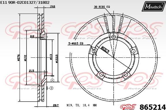 Maxtech 70200758 - Kit de réparation, étrier de frein cwaw.fr