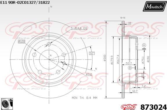 Maxtech 70200753 - Kit de réparation, étrier de frein cwaw.fr