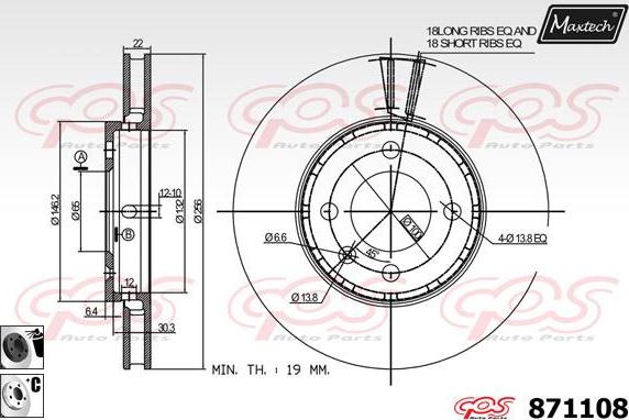 Maxtech 70200701 - Kit de réparation, étrier de frein cwaw.fr