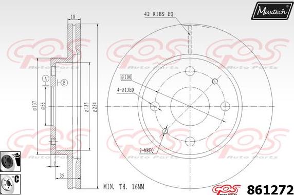 Maxtech 70200776 - Kit de réparation, étrier de frein cwaw.fr