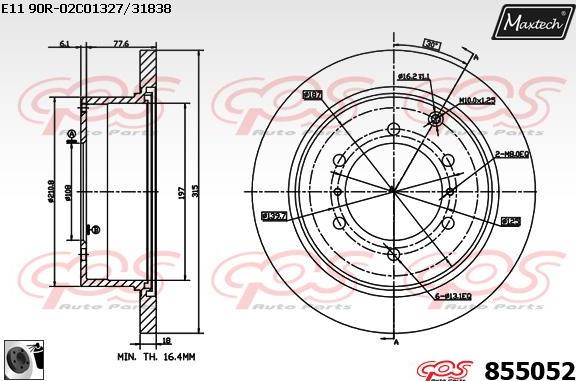 Maxtech 70203052 - Kit de réparation, étrier de frein cwaw.fr