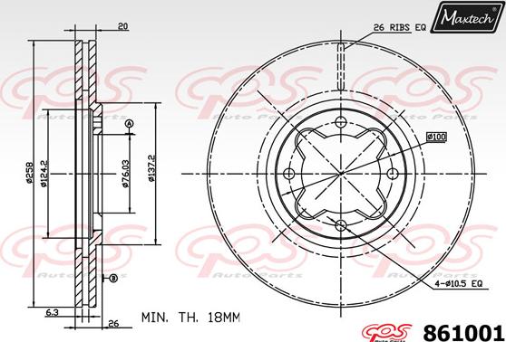 Maxtech 72948032 - Piston, étrier de frein cwaw.fr