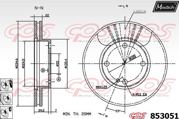 Maxtech 875625 - Disque de frein cwaw.fr