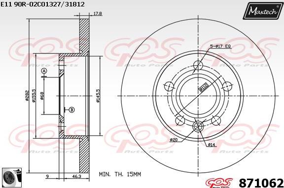 Maxtech 72957004 - Piston, étrier de frein cwaw.fr