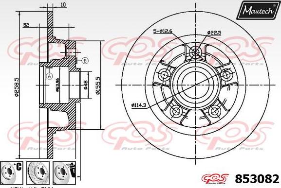 Maxtech 72957025 - Piston, étrier de frein cwaw.fr