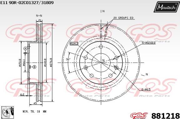 Maxtech 72961002 - Piston, étrier de frein cwaw.fr