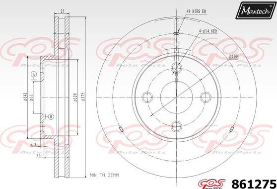 Maxtech 72935009 - Piston, étrier de frein cwaw.fr