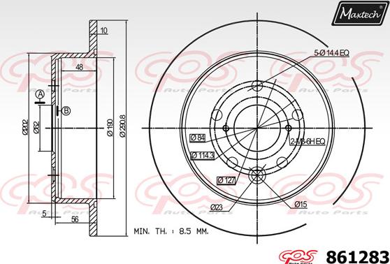 Maxtech 72933002 - Piston, étrier de frein cwaw.fr