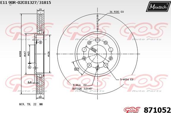 Maxtech 72932010 - Piston, étrier de frein cwaw.fr