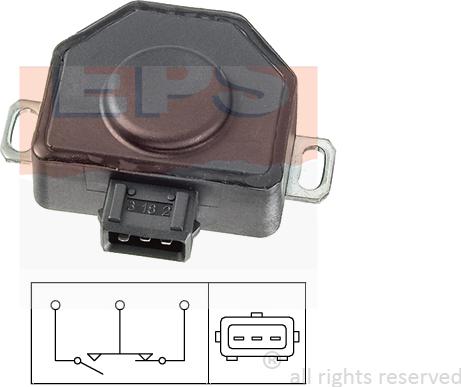 MDR EPS-1995 084 - Capteur, position du papillon cwaw.fr