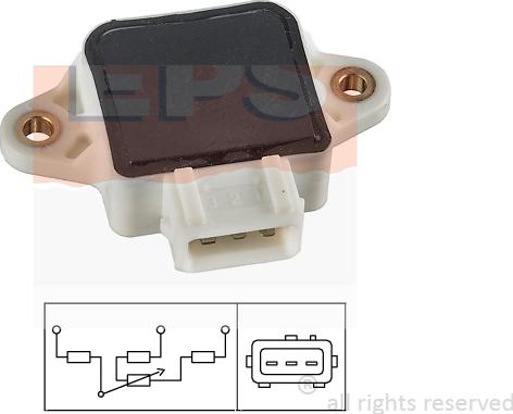 MDR EPS-1995 082 - Capteur, position du papillon cwaw.fr