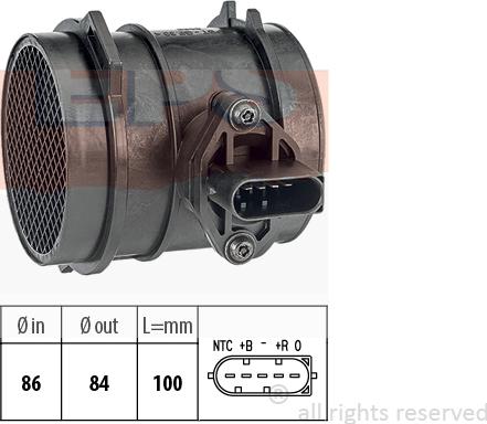 MDR EPS-1991 499 - Débitmètre de masse d'air cwaw.fr