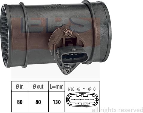 MDR EPS-1991 445 - Débitmètre de masse d'air cwaw.fr