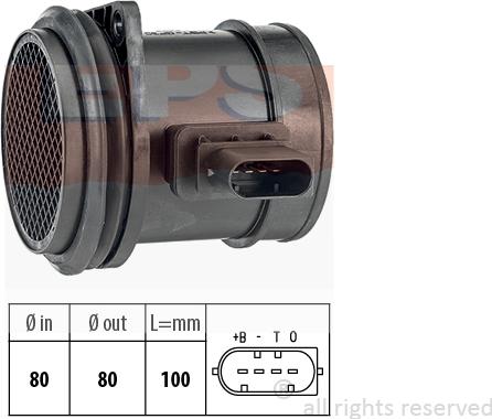 MDR EPS-1991 500 - Débitmètre de masse d'air cwaw.fr