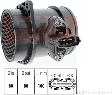 MDR EPS-1991 088 - Débitmètre de masse d'air cwaw.fr