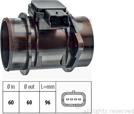 MDR EPS-1991 301 - Débitmètre de masse d'air cwaw.fr