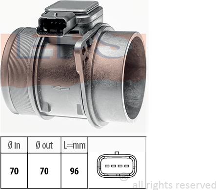 MDR EPS-1991 302 - Débitmètre de masse d'air cwaw.fr