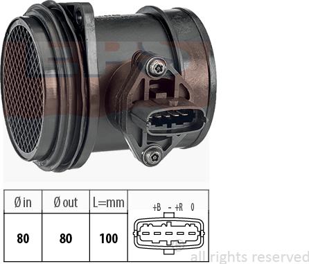 MDR EPS-1991 332 - Débitmètre de masse d'air cwaw.fr