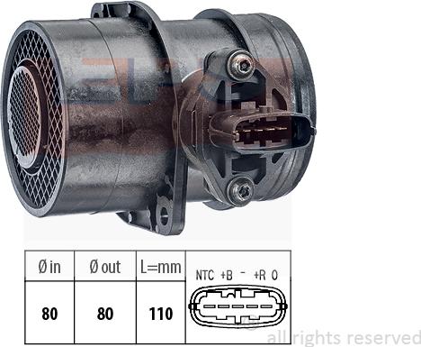 MDR EPS-1991 266 - Débitmètre de masse d'air cwaw.fr