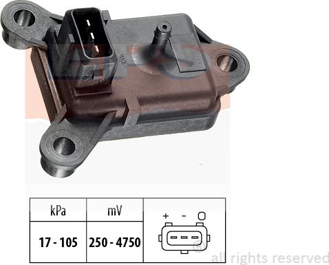 MDR EPS-1993 003 - Capteur, pression de suralimentation cwaw.fr