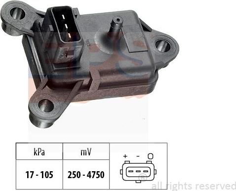 MDR EPS-1993 003 - Capteur, pression de suralimentation cwaw.fr