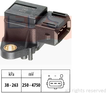 MDR EPS-1993 104 - Capteur, pression de suralimentation cwaw.fr