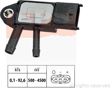 MDR EPS-1993 292 - Capteur, pression des gaz échappement cwaw.fr