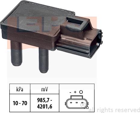 MDR EPS-1993 277 - Capteur, pression des gaz échappement cwaw.fr