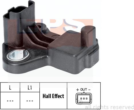 MDR EPS-1953 458 - Capteur d'angle, vilebrequin cwaw.fr