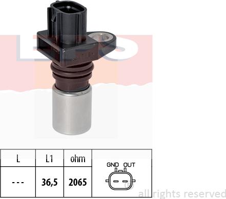 MDR EPS-1953 417 - Capteur d'angle, vilebrequin cwaw.fr