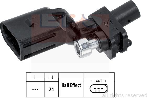 MDR EPS-1953 552 - Capteur d'angle, vilebrequin cwaw.fr