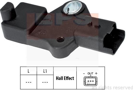 MDR EPS-1953 524 - Capteur d'angle, vilebrequin cwaw.fr