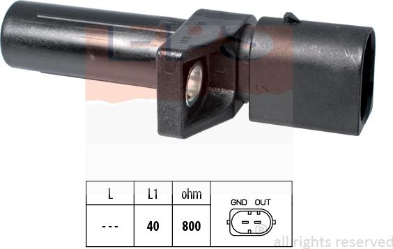 MDR EPS-1953 608 - Capteur d'angle, vilebrequin cwaw.fr