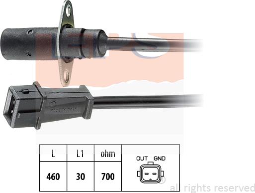 MDR EPS-1953 001 - Capteur, régime cwaw.fr