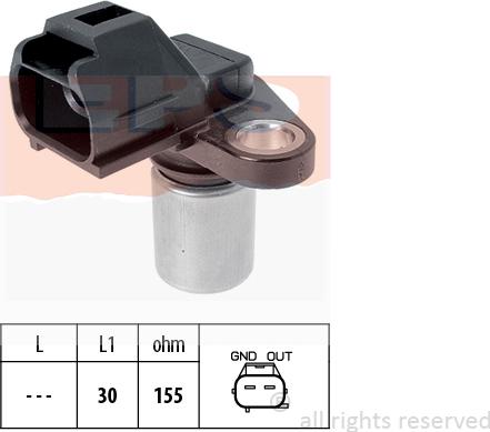 MDR EPS-1953 263 - Capteur d'angle, vilebrequin cwaw.fr