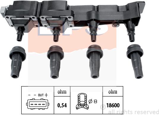 MDR EPS-1970 407 - Bobine d'allumage cwaw.fr