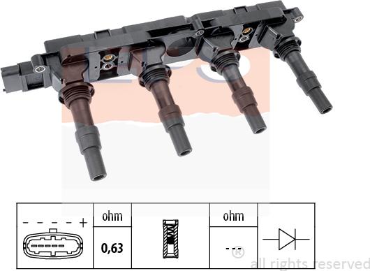 MDR EPS-1970 508 - Bobine d'allumage cwaw.fr