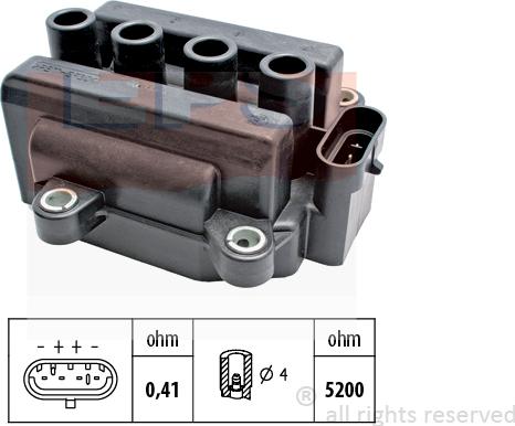 MDR EPS-1970 518 - Bobine d'allumage cwaw.fr