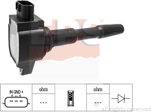 MDR EPS-1970 613 - Bobine d'allumage cwaw.fr