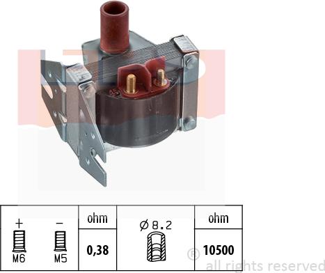 MDR EPS-1970 178 - Bobine d'allumage cwaw.fr